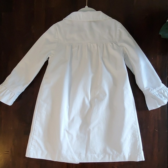 Janie and Jack white trench coat girls - Picture 7 of 7